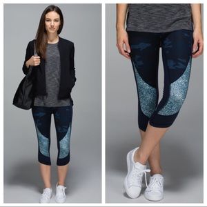 Lululemon Wunder Under Crop *Full-On Luon Leggings